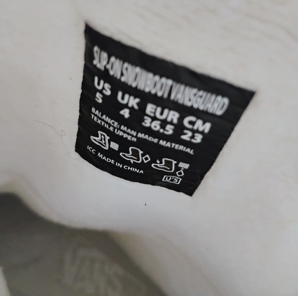 VANS NEW Slip-On VANSGUARD Snow Boots checkerboard - Picture 11 of 12